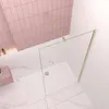 AICA Walk in Dusche 120 x 200cm Duschwand 8mm ESG NANO glas Produktbild-Vorschau 2
