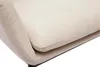 Miliboo - Design-Sessel im beigen Samtdesign mit schwarzem Produktbild-Vorschau 6