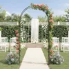 vidaXL Arche de jardin noire, 115 x 37 x 231 cm Voir les images du produit 4