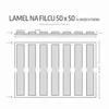 Lamel na filcu 50x50 7L Orzech trend/Columbia Panel Podgląd zdjęcia produktu 4