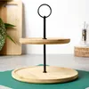 Etagere aus Bambus Kuchenplatte Kuchenständer Produktbild-Vorschau 8