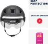 ABUS Fahrradhelm HYP-E B.LACE - mit Front-, Rück- und Produktbild-Vorschau 2