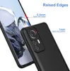 A close-up of a black phone case on a white background, highlighting its raised edges around the screen and camera. Náhľad obrázku produktu
