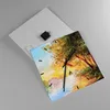 Wanduhr - Quadrat - Glasuhr - natur natur - 40x40cm - Produktbild-Vorschau 2