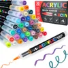 Akrylové fixy s štětcovou špičkou, voděodolné, sada 36 kusů Náhled obrázku produktu 1