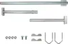 PremiumX BASIC X120-48 SAT Dachsparrenhalter Mast 120cm Produktbild-Vorschau 6