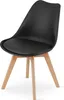 NP 120x80 Tavolo Artisan gambe nere + 4 sedie MARK gambe Anteprima dell’immagine prodotto 6
