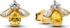 Timeless Ohrstecker Damen Honigbiene, IP Gold von PANDORA Produktbild-Vorschau 1