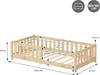 ML-Design łóżko dziecięce 80x160 cm naturalne łóżko Podgląd zdjęcia produktu 6
