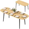 HOMCOM Esstisch Ausziehbar 160-200 x 80 cm Esszimmertisch Produktbild-Vorschau 1