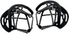 A pair of black shoe grips with metal coils for traction on ice or snow, shown against a white background. Anteprima dell’immagine prodotto