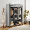 Stoffkleiderschrank mit 2 Kleiderstangen und 8 Produktbild-Vorschau 9