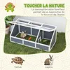 PawHut Enclos tortue maison tortue terrestre exterieur en Voir les images du produit 4