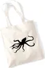 Huuraa Jutebeutel Oktopus Silhouette 10 Liter Natural Produktbild-Vorschau 1