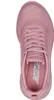 A top-down view of a pink Skechers Bobs Squad Chaos-Face Off women's sneaker. Produktbild-Vorschau