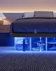 Postel VASAGLE 180 x 200 cm s LED osvětlením, portem USB-C, Náhled obrázku produktu 6