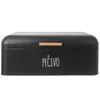 A black bread bin with a wooden handle and the word "PEČIVO" written on it. Náhľad obrázku produktu