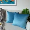 Lionmood Premium Samt Kissenbezug Himmelblau 50x50cm -1er- Produktbild-Vorschau 8