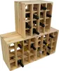 Weinregal "16er" Natur Weinablage Flaschenregal Holzregal Produktbild-Vorschau 4