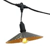 Lichterkette Außenbereich 10 Lampenschirme Stahl Vintage 6m Produktbild-Vorschau 1