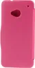 Handyhülle Tasche für HTC One / M7 pink gebürstet Produktbild-Vorschau 3