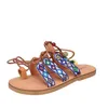 CORAL BLUE Sandalen Damen Textil Blau EX310 - Größe: 37 Produktbild-Vorschau 5