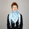 Palituch - weiß - blau-hellblau - Kufiya PLO Tuch Produktbild-Vorschau 6