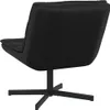 vidaXL Fotel obrotowy czarny 63 x 75 x 76 cm imitacja skóry Podgląd zdjęcia produktu 6