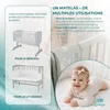 Lantigo Matelas Bébé AERO 2 Côtés 40x90 cm Respirant | Voir les images du produit 5