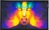 PSYWORK Schwarzlicht Stoffposter Neon "Vermilion", Produktbild-Vorschau 1
