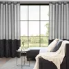 Gardine MARION schwarz 140x250 cm  Ösen Ösenvorhang Produktbild-Vorschau 4