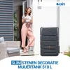 4rain SLIM STONE DECOR wandtank 510 L graphite grey Productafbeelding-voorbeeld 2