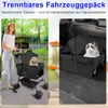 Hundewagen zusammenklappbar mit abnehmbare Transporttasche Produktbild-Vorschau 2