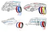 10 meter decoratieve strepen, 5 mm breed, grijs, voor auto, Productafbeelding-voorbeeld 6
