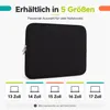 14 Zoll Laptop Tasche Notebooktasche Schwarz Notebook Produktbild-Vorschau 6