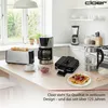 Cloer 1420, 2 Waffel(n), Rechteckig, Schwarz, Kunststoff, Produktbild-Vorschau 12