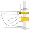 HAAS PE-Wand-WC-Anschlussgarnitur 180 mm, G DN 110/110 mit Produktbild-Vorschau 2