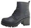 Dockers, scarpe da uomo, stivali con lacci, neri, casual Anteprima dell’immagine prodotto 1