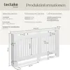 A diagram and information about a white radiator cover. Náhled obrázku produktu