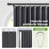 Vorhang Extra Breite Blickdicht Wasserdicht Gardine Produktbild-Vorschau 4