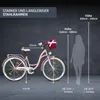 Milord Komfort Fahrrad Mit Korb Damenfahrrad, 28 Zoll, Produktbild-Vorschau 3