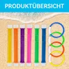 10-teiliges Tauchringe und Tauchstäbe Set, Pool Produktbild-Vorschau 7