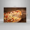 Bilder auf glas - Pizza Käse Tomaten - 120x80cm - Produktbild-Vorschau 3