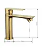 Mexen Royo Waschtischarmatur, gold - 72200-50 Produktbild-Vorschau 7