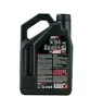 A black plastic container of motor oil against a white background. Produktbild-Vorschau
