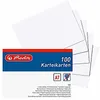 Herlitz Karteikarte A7 blanko ws hf eingeschweißt mit Anteprima dell’immagine prodotto 4