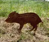 Wildschwein Frischling 36x20cm zum Stecken Gartenstecker Produktbild-Vorschau 1