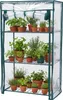 Relaxdays Balkon Gewächshaus, 1er Pack, PVC-Folie, Stahl, Produktbild-Vorschau 1