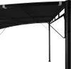 A close-up view of a black metal pergola frame against a white background. Náhled obrázku produktu