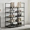 Ruhhy Schuhregal - schwarz - 10-lagig - Metall/Kunststoff - Produktbild-Vorschau 8
